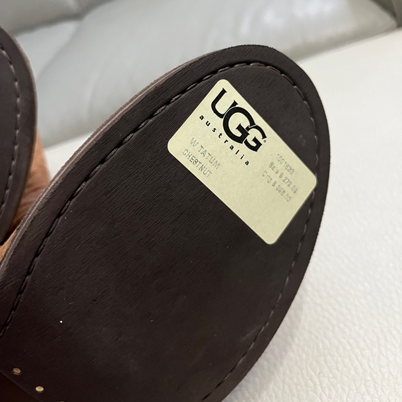 NWT - UGG Women's Tatum 3 Buckle Leather Biker Boots - EU 40/US 9 - Picture 11 of 11